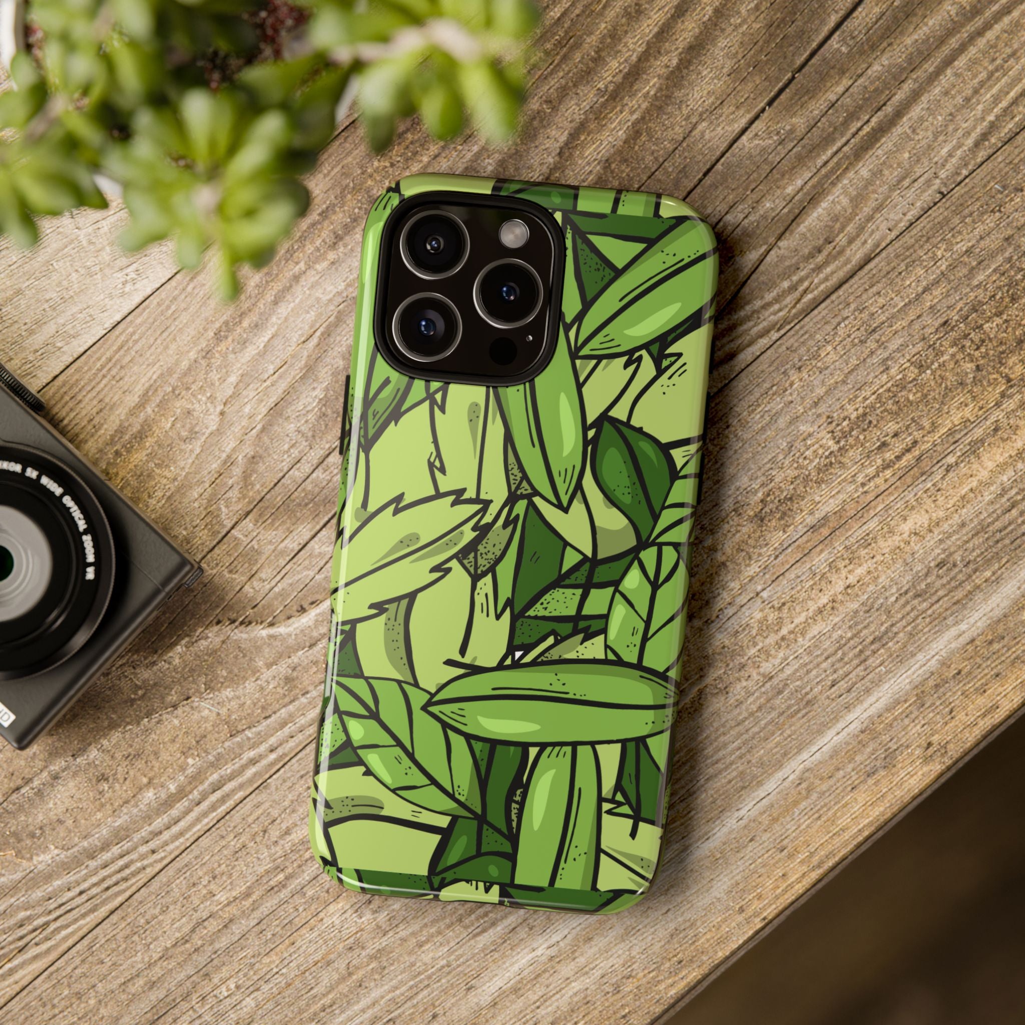 Leafy Green Phone Case - Tough Cases, Eco-Friendly Gadget Cover, Nature-Inspired Accessories, Unique Gift for Nature Lovers, Stylish [...]