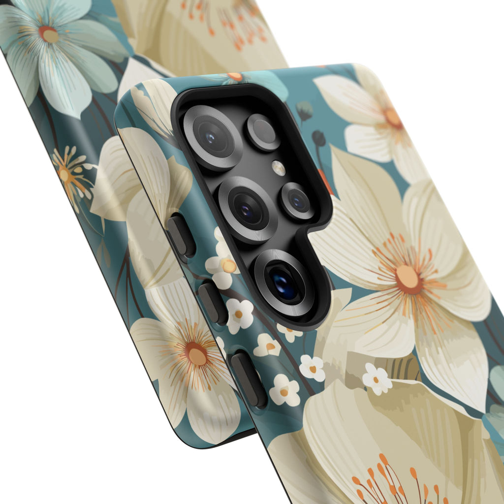 Floral Phone Case, Stylish Tough Cases with Botanical Design, Flower Print Phone Cover, Gifts for Nature Lovers, Eco-Friendly Mobile Cover