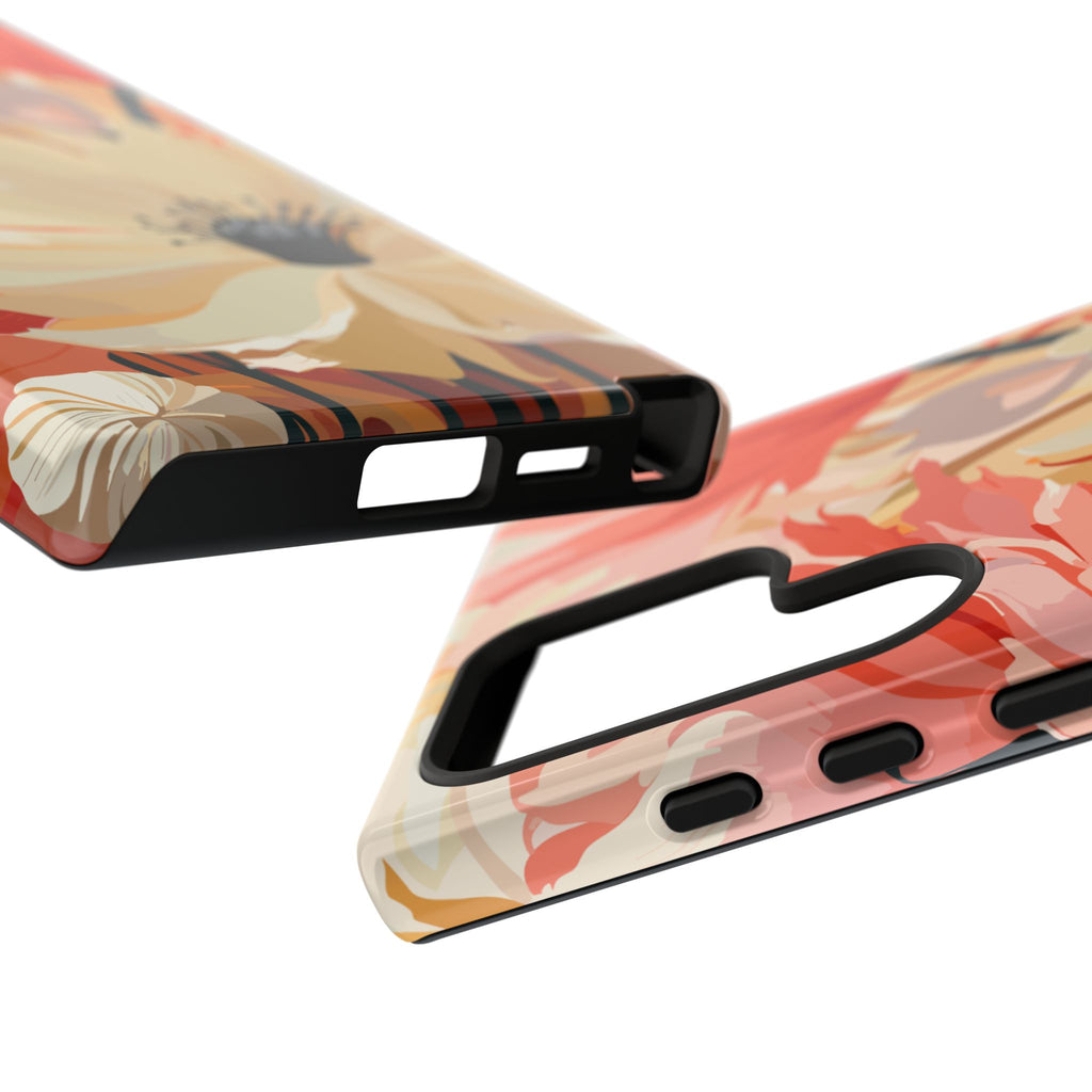 Floral Phone Case, Tough Protective Cover for Floral Lovers, Perfect Gift for Friends, Spring Celebration, Art Lovers Gift