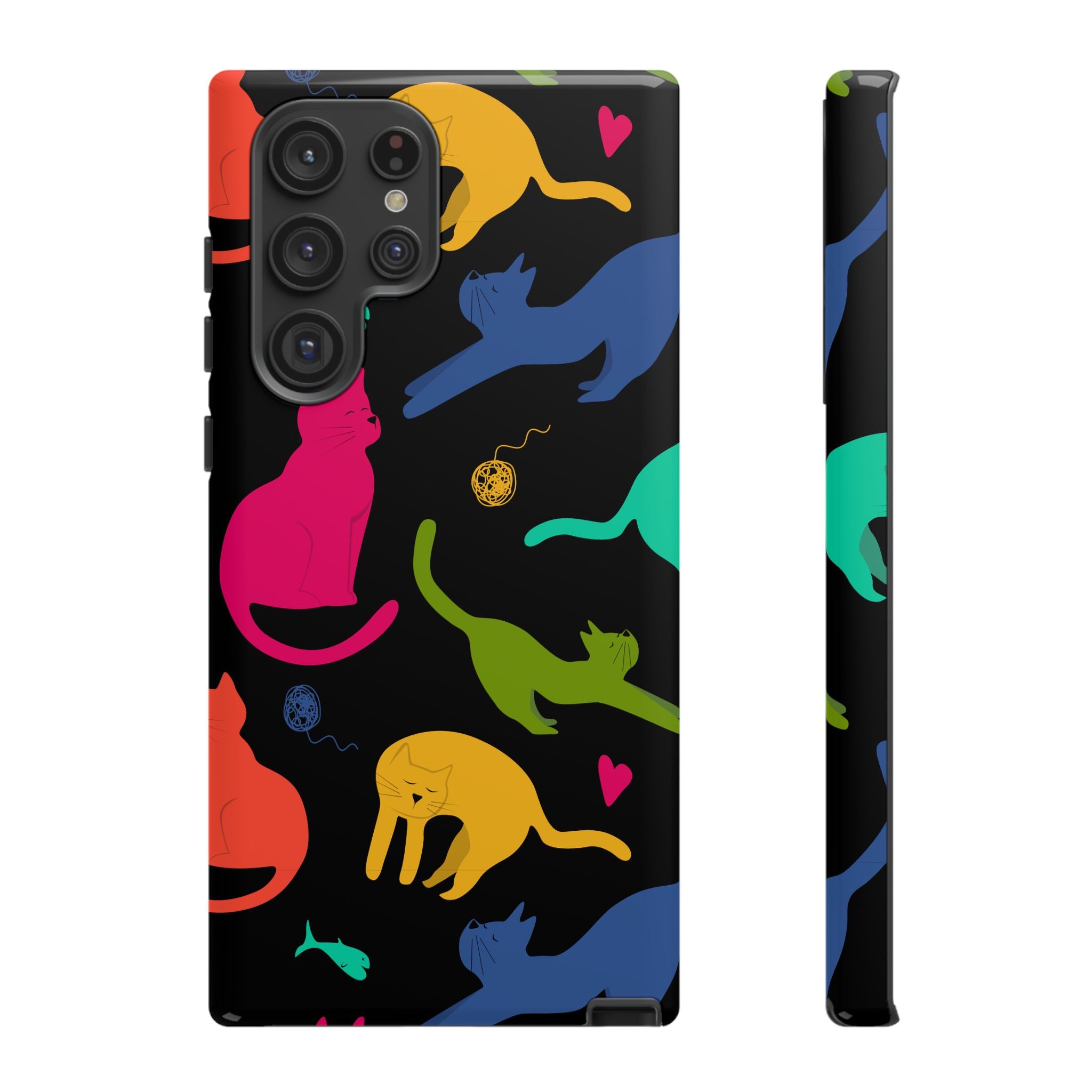 Colorful Cat Phone Case - Fun Pet Lover Accessory, Paw-some Gift for Cat Owners, Colorful Protective Cover, Cute Animal Phone [...]