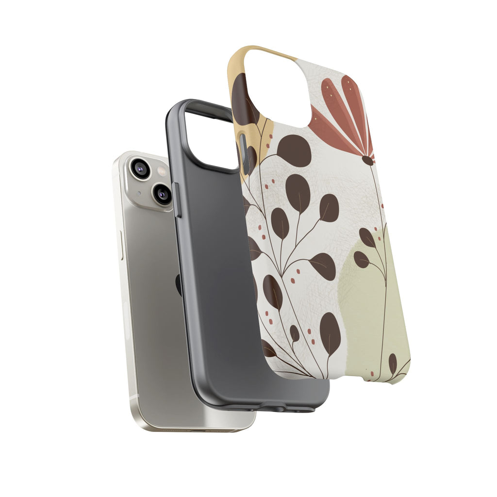 Floral Phone Case - Stylish Tough Cases for Women, Trendy Phone Cover, Gift for Her, Birthday Present, Everyday Use