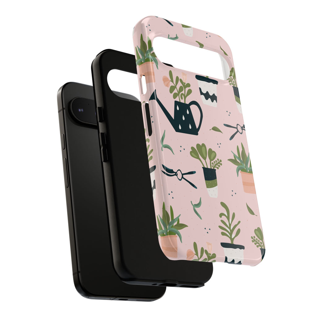 Floral Phone Case, Cute Plant Lover Case, Gift for Gardeners, Phone Cover, Green Thumb Accessories, Mother's Day Gift