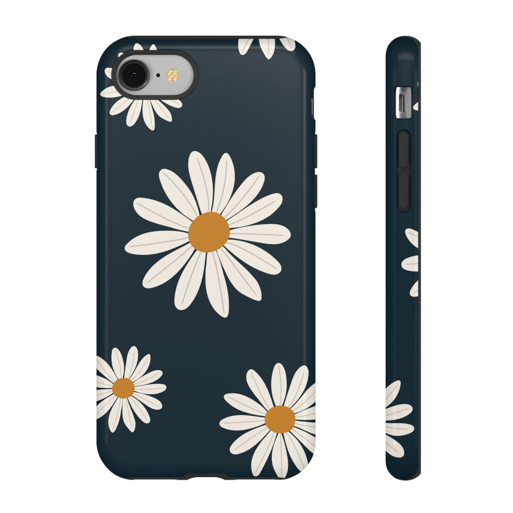 Daisy Phone Case, Floral Phone Cover, Tough Phone Case, Gift for Flower Lovers, Smartphone Accessory, Spring Design