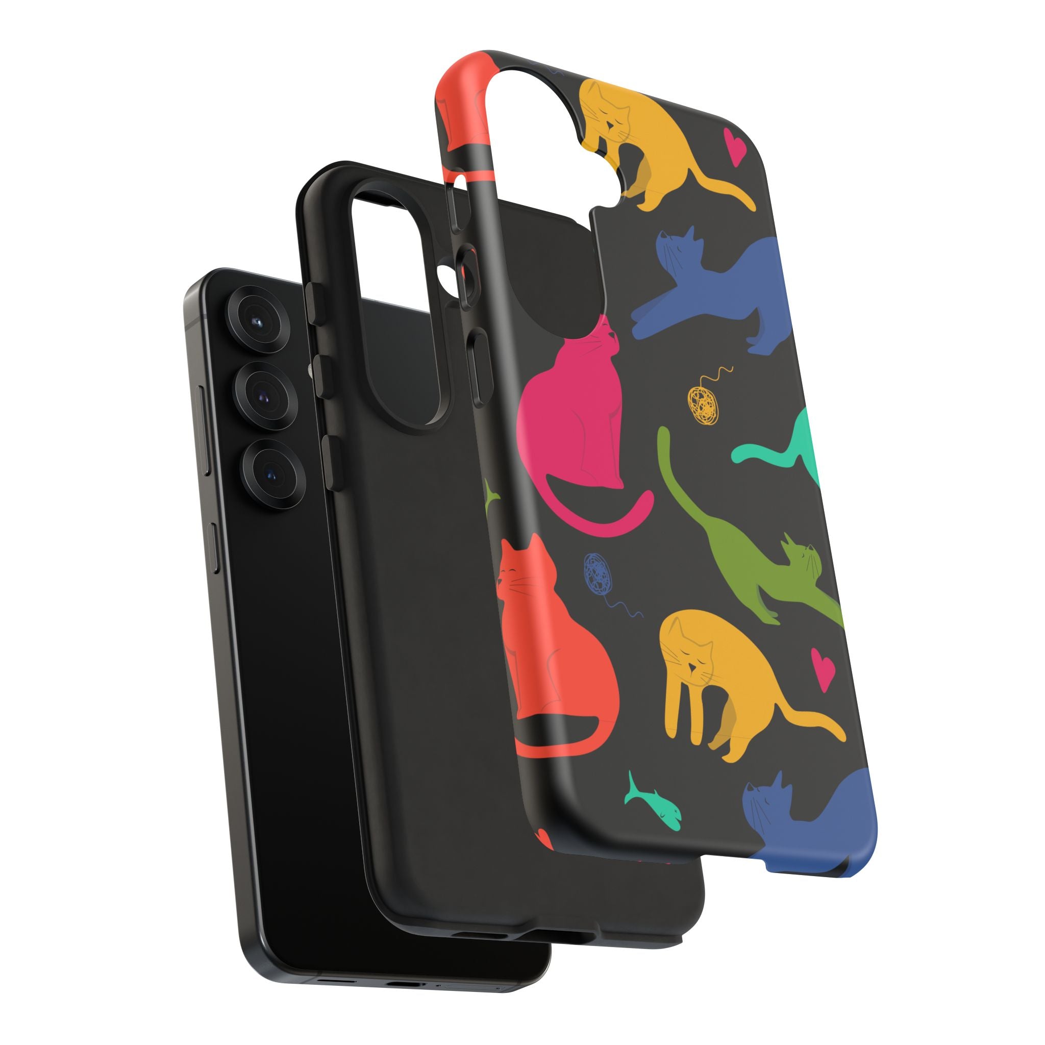 Colorful Cat Phone Case - Fun Pet Lover Accessory, Paw-some Gift for Cat Owners, Colorful Protective Cover, Cute Animal Phone [...]