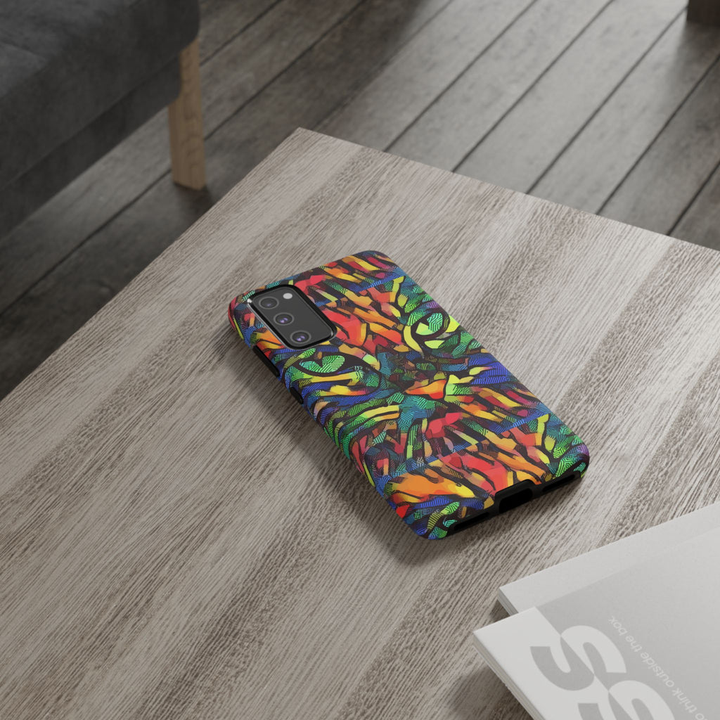 Colorful Phone Cases for Vibrant Style - Tough Cases, Unique Gifts, Animal Print, Artistic Design, Phone Accessories, Eco-Friendly