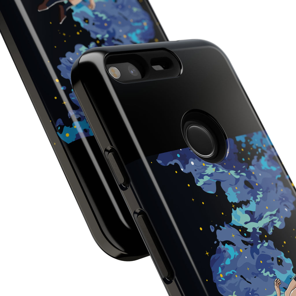 Tough Cases Phone Case - Artistic Galaxy Design, Cute Sleeve for Teens, Gift for Students, Unique Mobile Accessory, Trendy Tech Protection