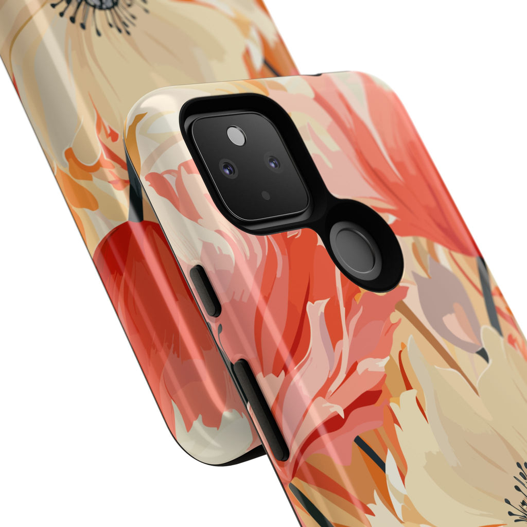 Floral Phone Case, Tough Protective Cover for Floral Lovers, Perfect Gift for Friends, Spring Celebration, Art Lovers Gift