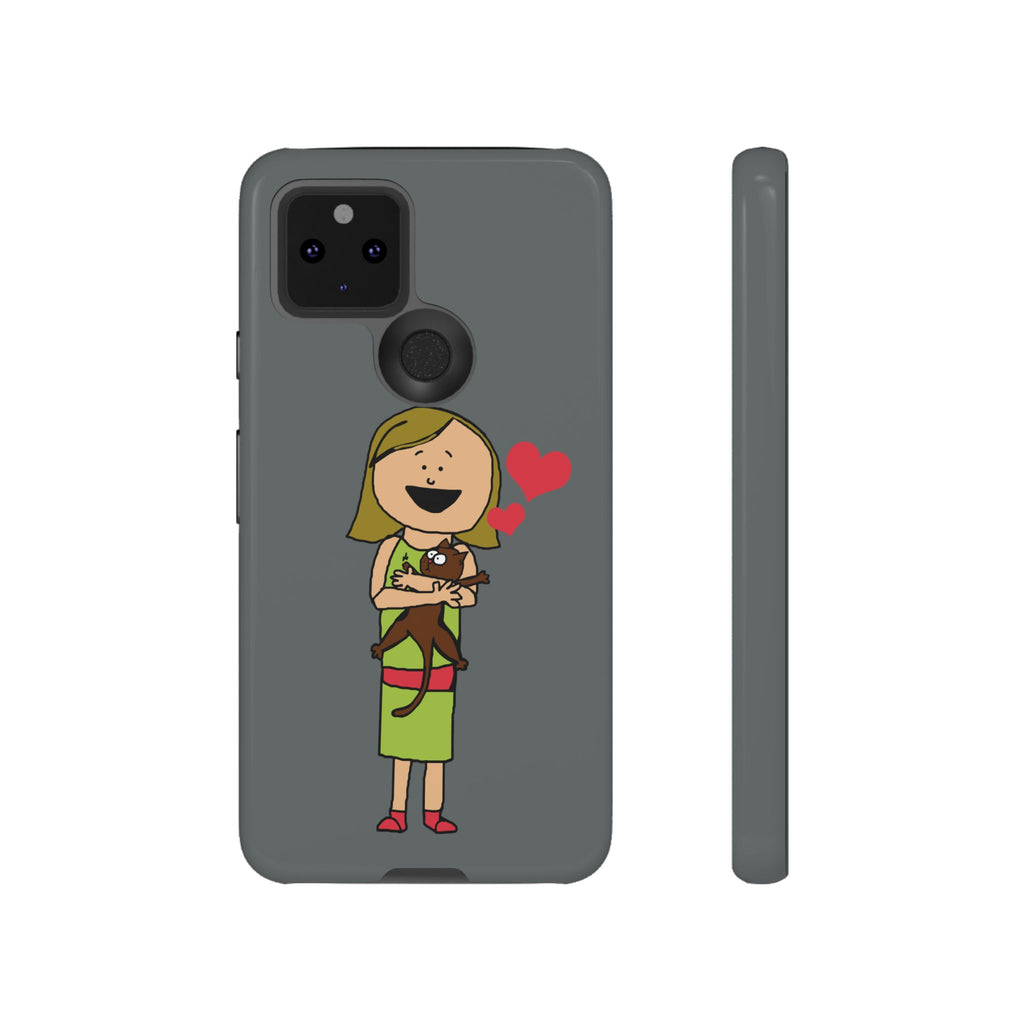 Pet Lover's Phone Case, Cute Animal Phone Cover, Gift for Dog Lovers, Cartoon Design, Fun Smartphone Accessory