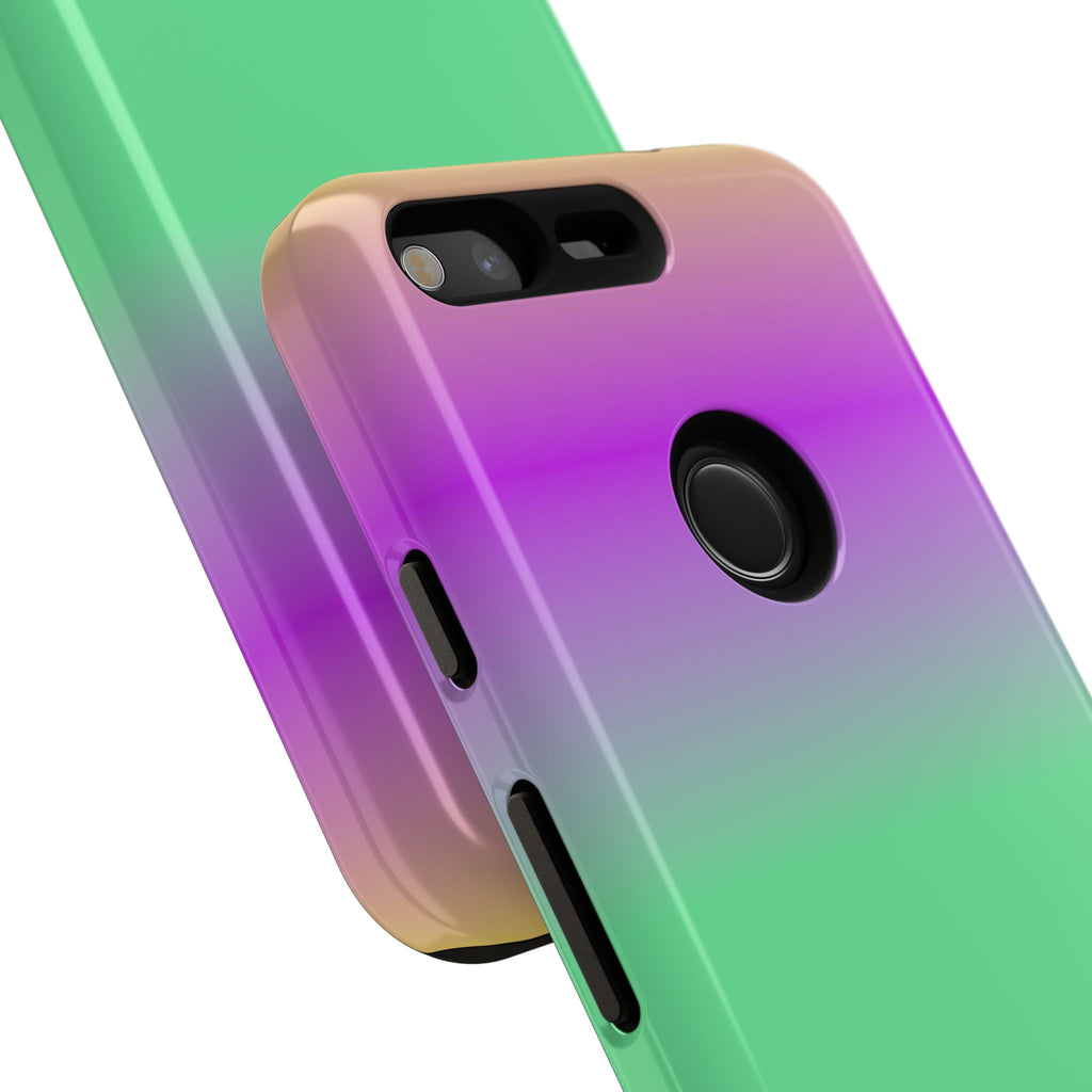 Vibrant Phone Case, Stylish Tech Accessory, Fun Gift Idea, Unique Mobile Cover, Trendy Gradient Design