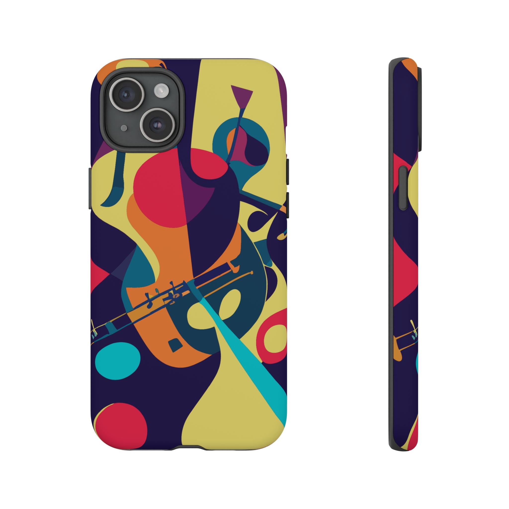 Vibrant Guitar Phone Case - Tough Cases for Music Lovers, Colorful Phone Cover, Gifts for Musicians, Artistic Mobile Accessories, [...]