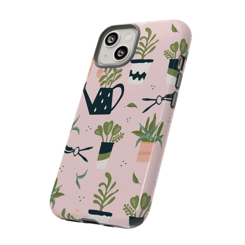 Floral Phone Case, Cute Plant Lover Case, Gift for Gardeners, Phone Cover, Green Thumb Accessories, Mother's Day Gift