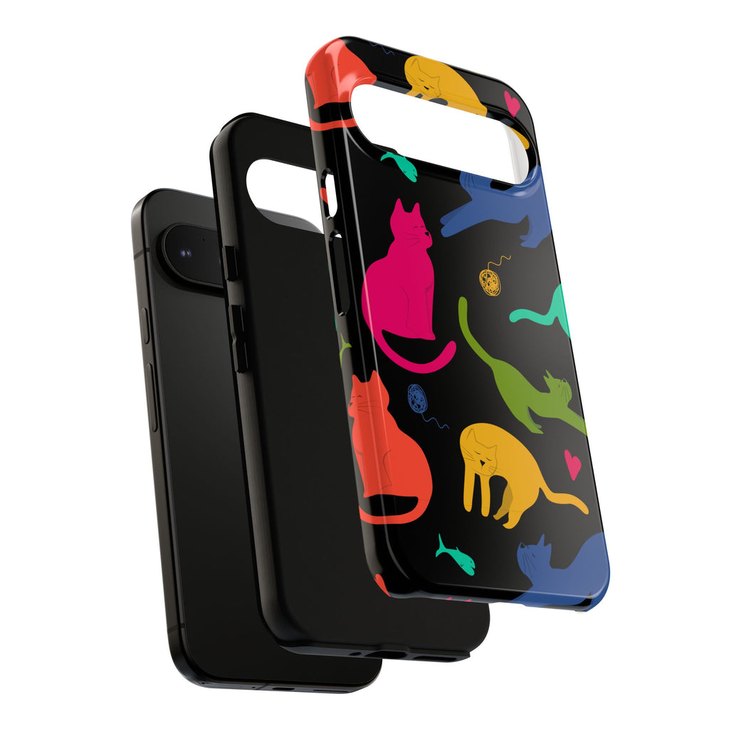 Colorful Cat Phone Case - Fun Pet Lover Accessory, Paw-some Gift for Cat Owners, Colorful Protective Cover, Cute Animal Phone [...]