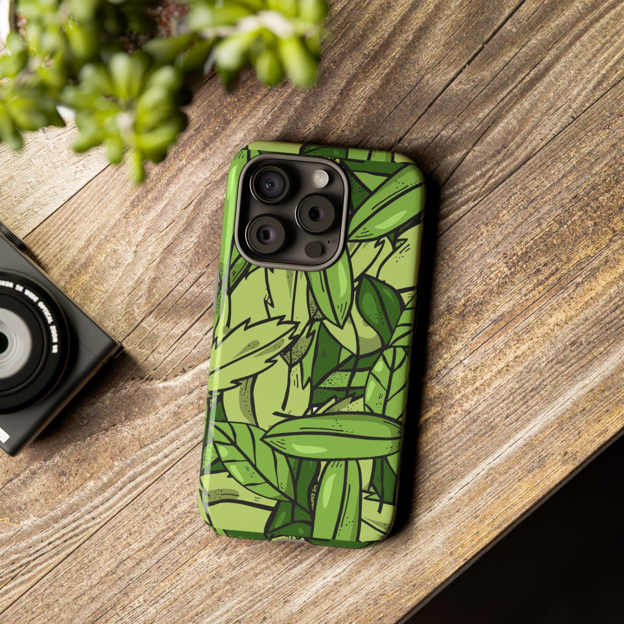 Leafy Green Phone Case - Tough Cases, Eco-Friendly Gadget Cover, Nature-Inspired Accessories, Unique Gift for Nature Lovers, Stylish [...]