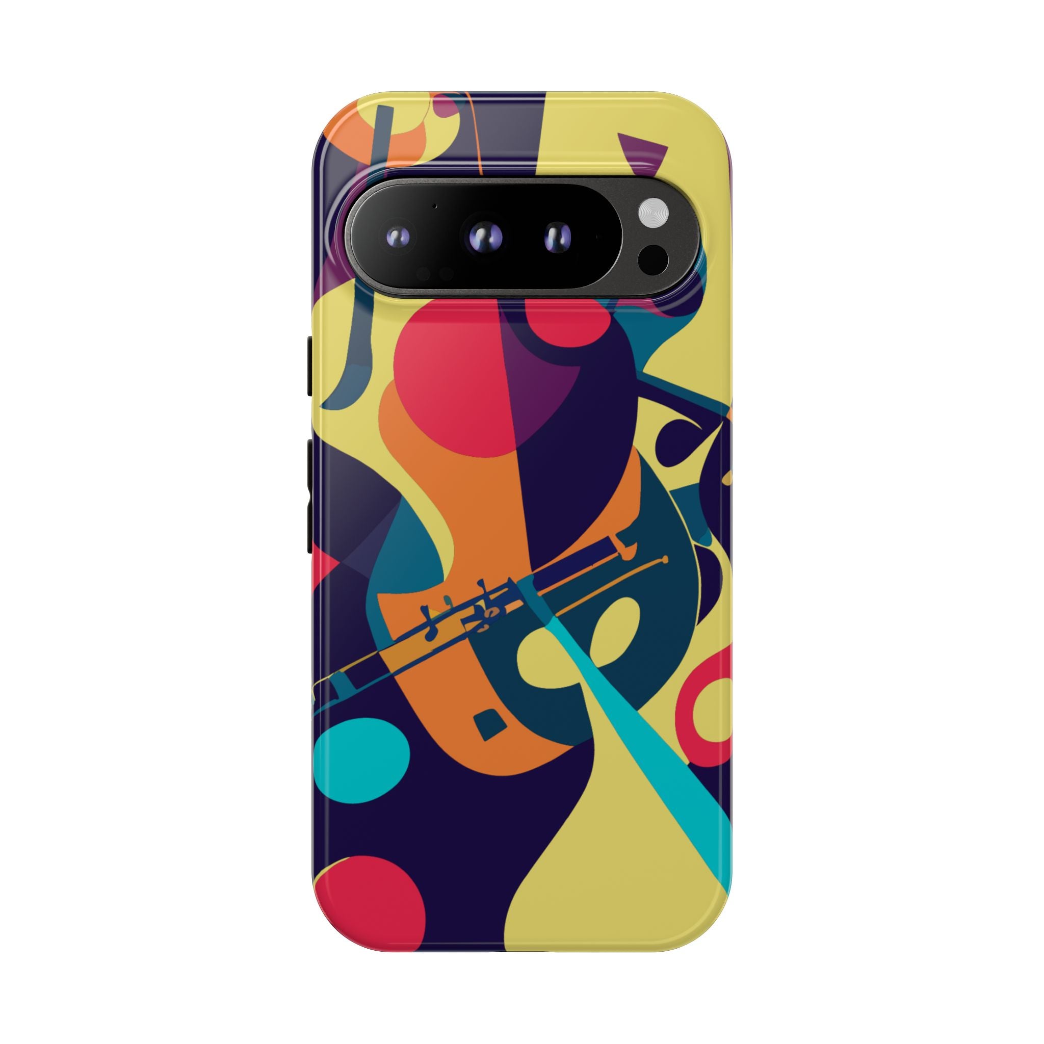 Vibrant Guitar Phone Case - Tough Cases for Music Lovers, Colorful Phone Cover, Gifts for Musicians, Artistic Mobile Accessories, [...]