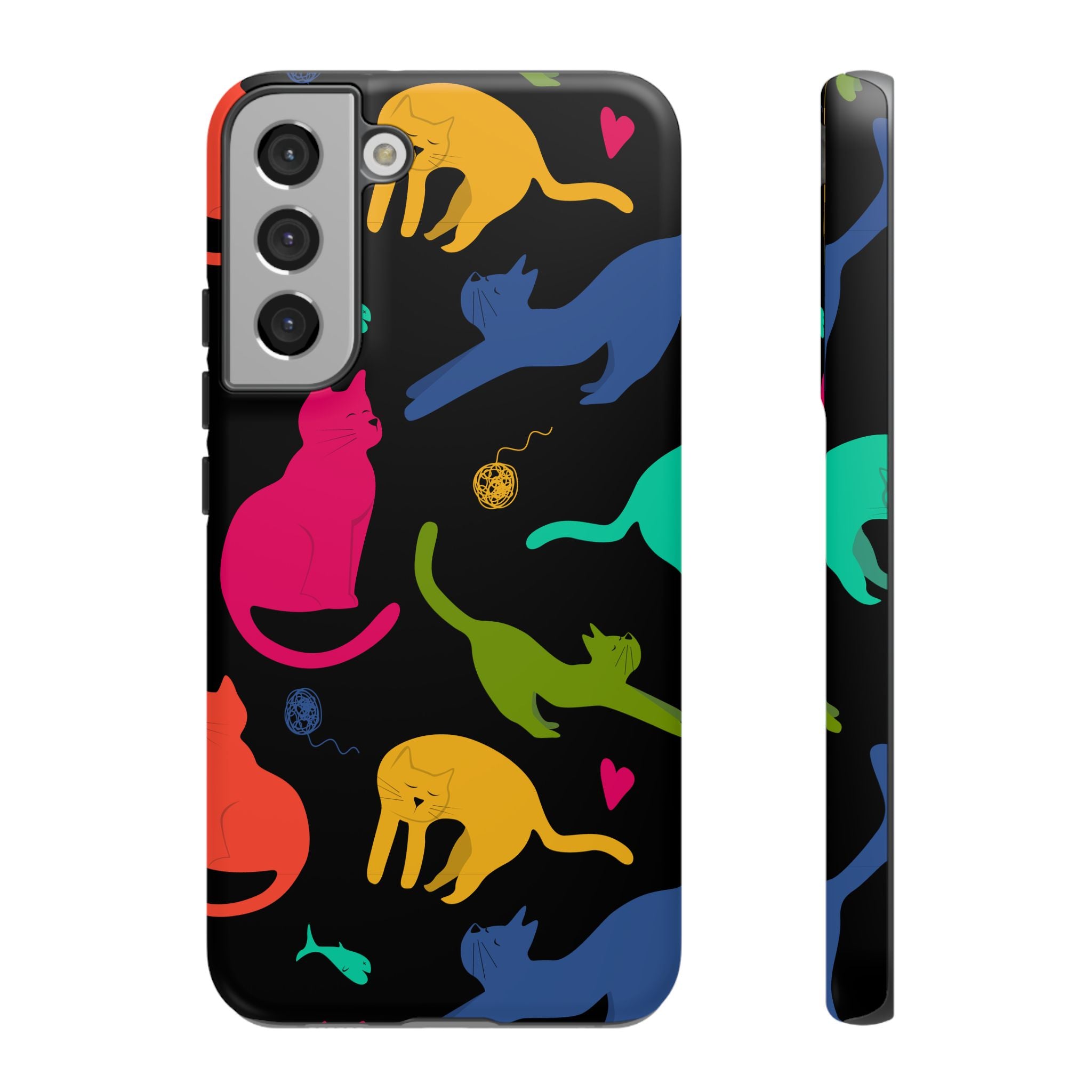 Colorful Cat Phone Case - Fun Pet Lover Accessory, Paw-some Gift for Cat Owners, Colorful Protective Cover, Cute Animal Phone [...]