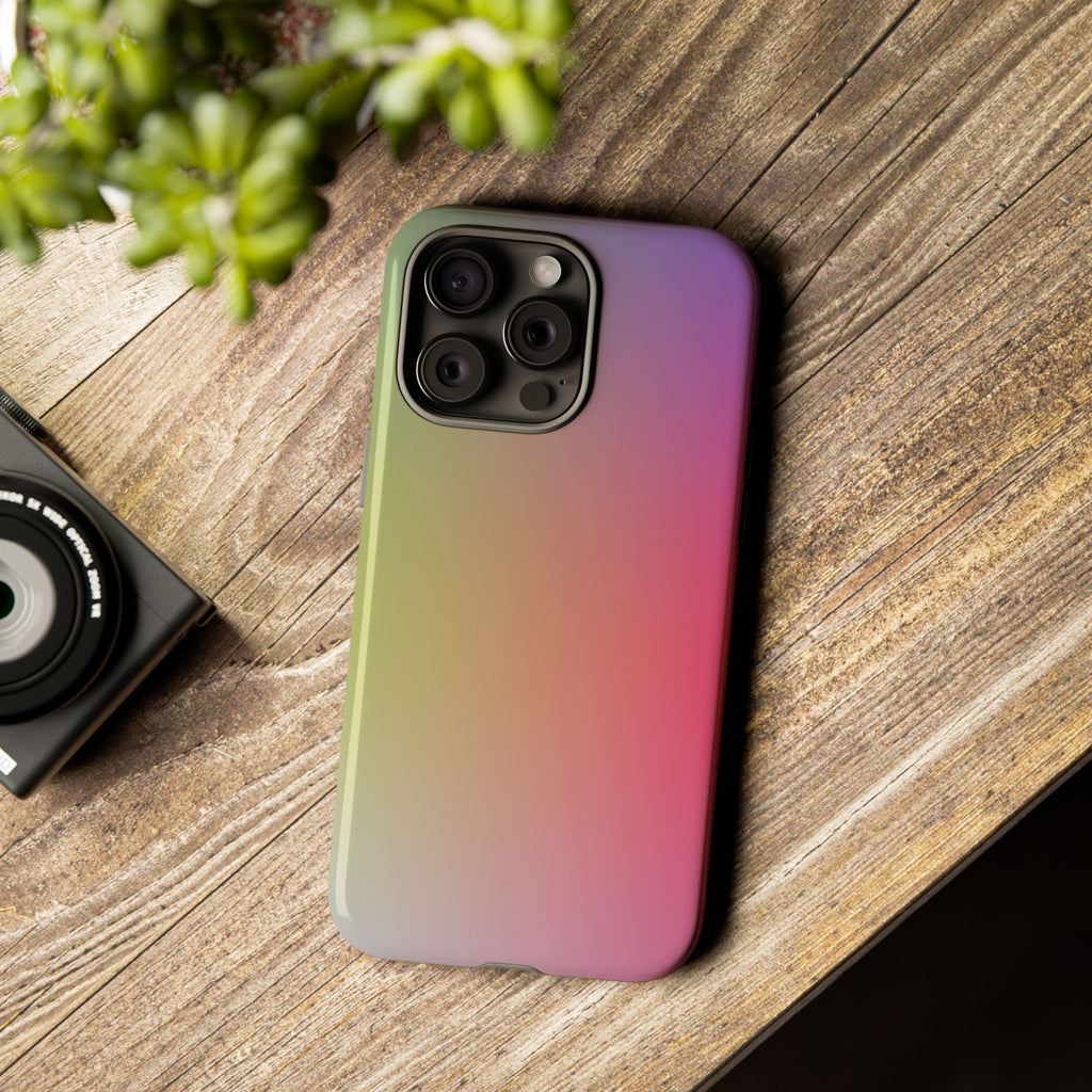 Gradient Phone Case, Tough Cases, Colorful Tech Accessory, Modern Phone Protection, Trendy Gift for Friends, Birthday, Holidays