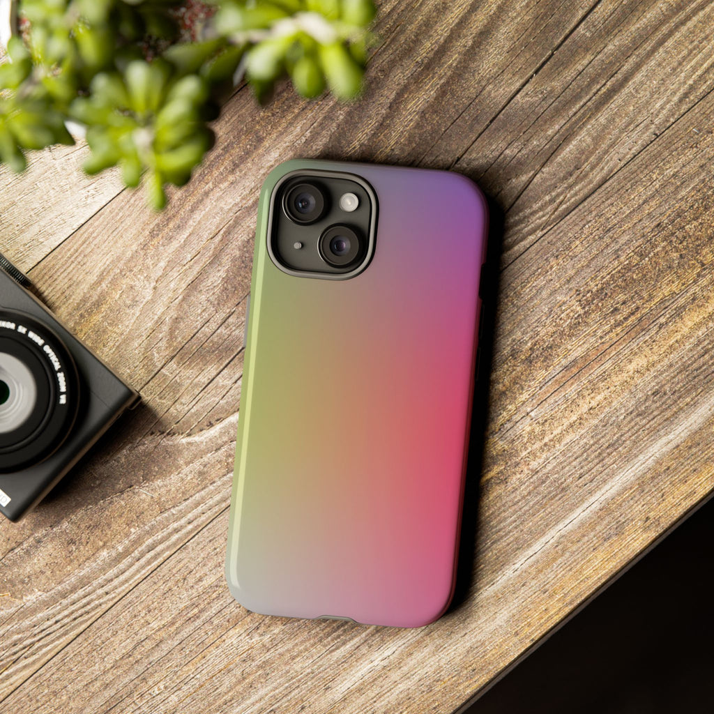 Gradient Phone Case, Tough Cases, Colorful Tech Accessory, Modern Phone Protection, Trendy Gift for Friends, Birthday, Holidays