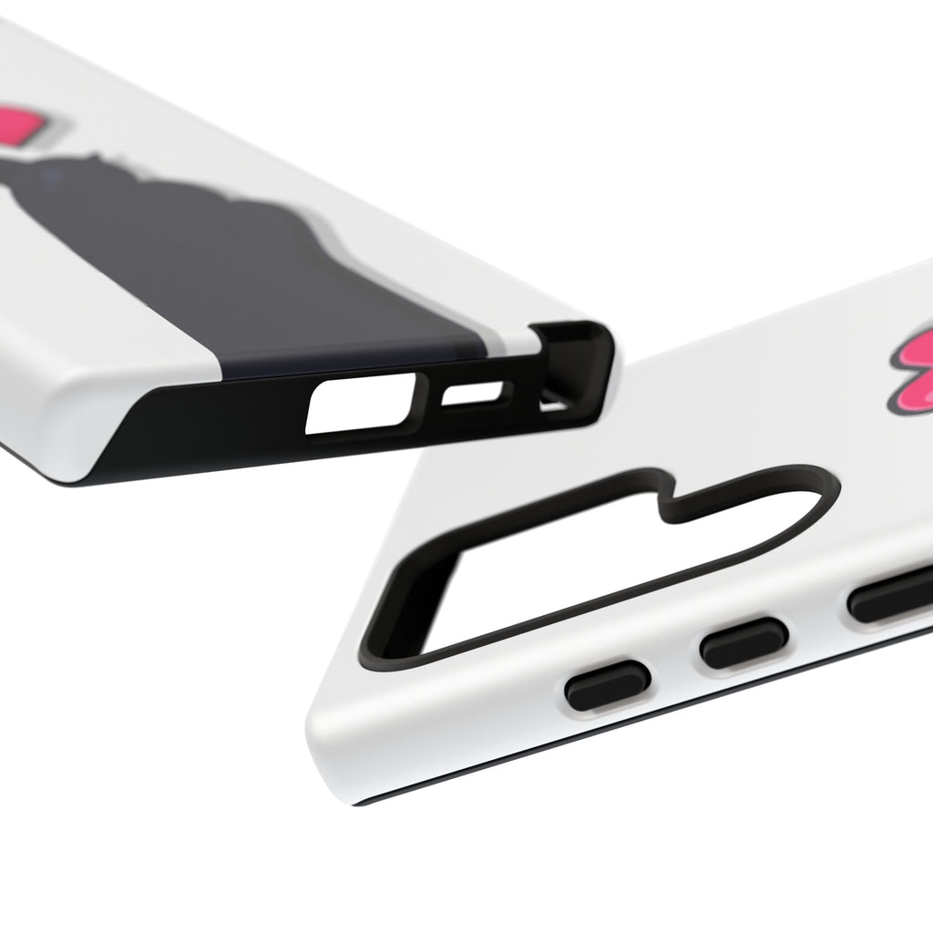 Cute Cat Love Phone Case, Tough Cell Phone Cover, Animal Lover Gifts, Pet Parent Accessories, Valentine's Day Essentials