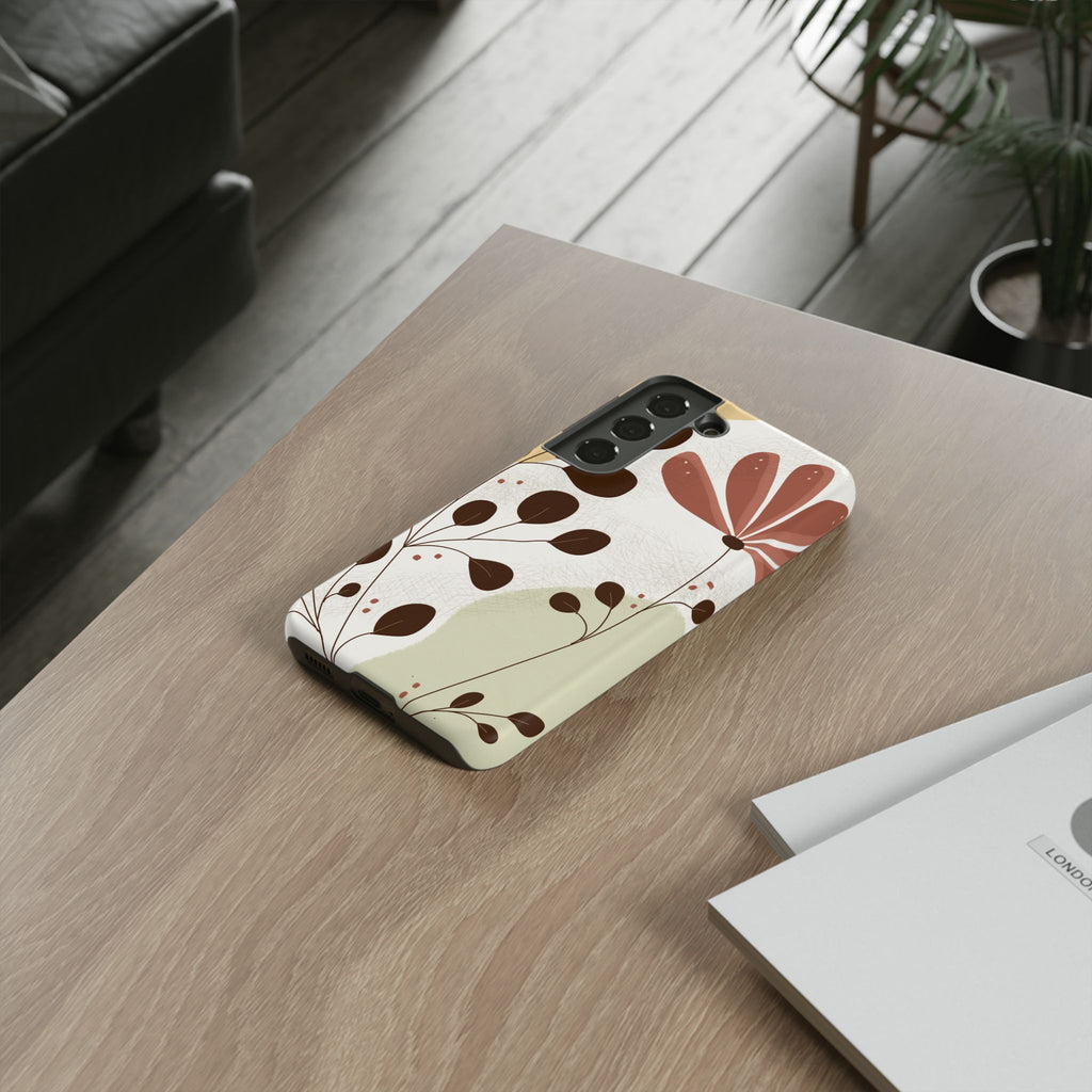 Floral Phone Case - Stylish Tough Cases for Women, Trendy Phone Cover, Gift for Her, Birthday Present, Everyday Use