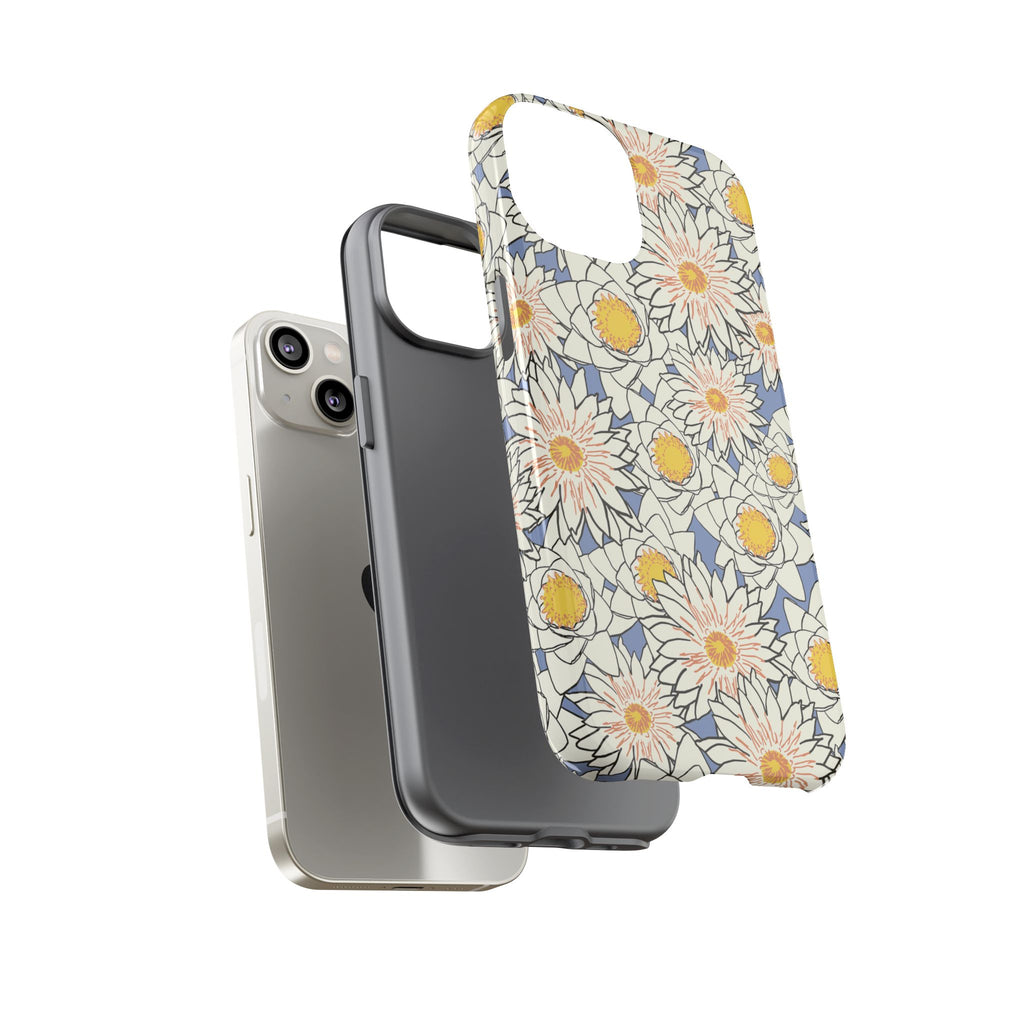 Stylish Phone Case, Floral Protective Cover, Gift for Nature Lovers, Trendy Tech Accessory, Customizable Phone Case