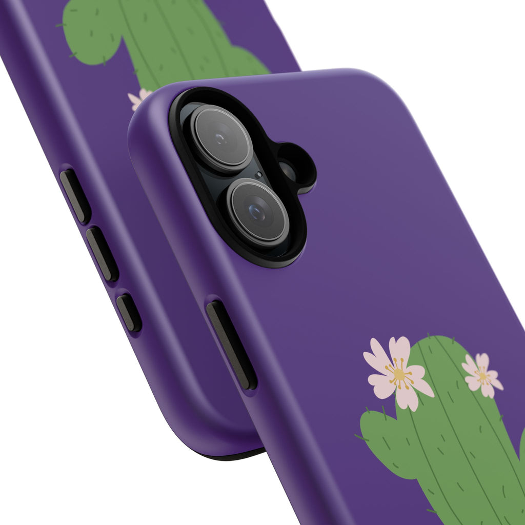 Cactus Phone Case, Tough Cases, Cute Floral, Trending Design, Unique Gift, Phone Accessories, Summer Vibe, Nature Lover