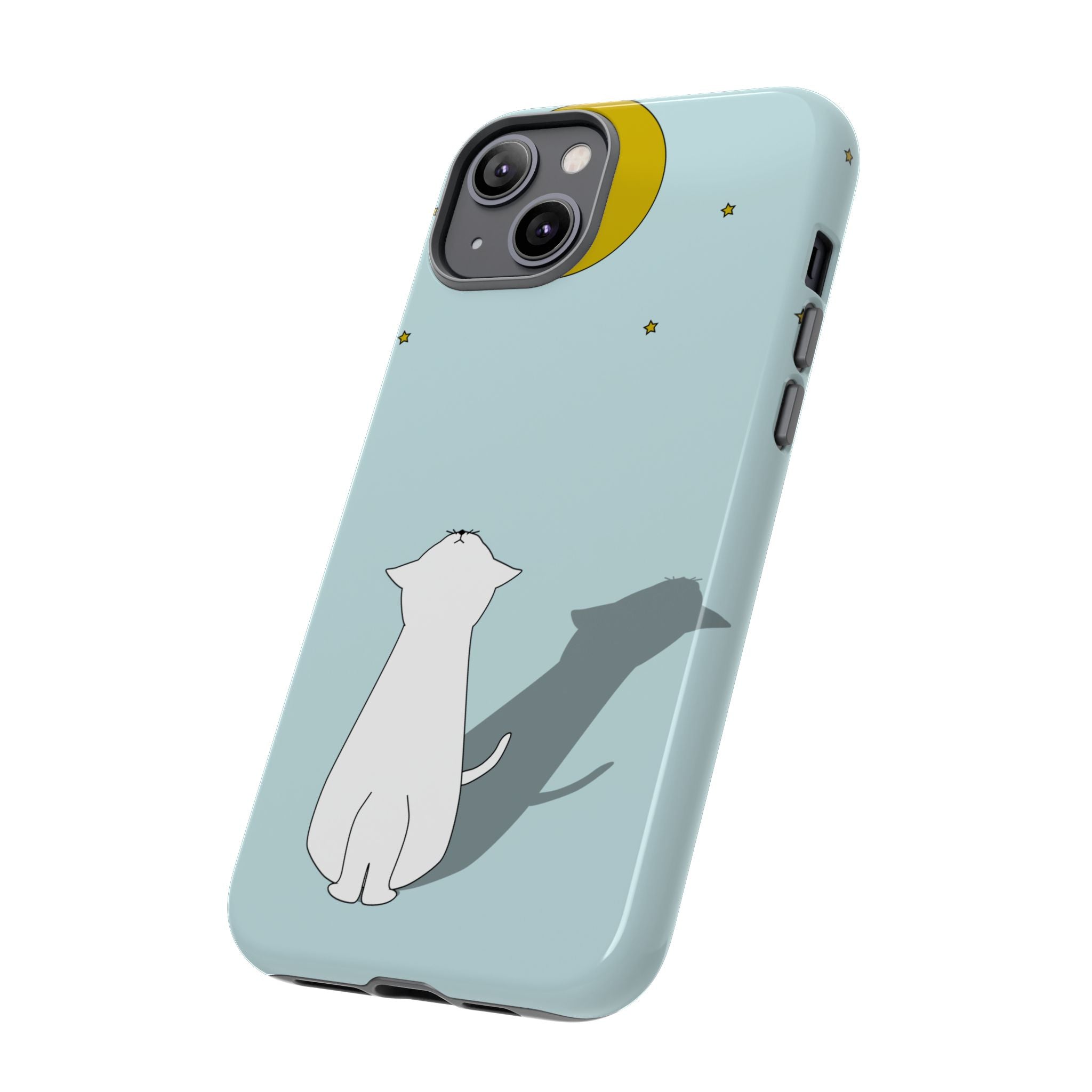 Cute Cat Phone Case, Tough Phone Cover, Pet Lover Gift, Unique Case, Animal Decor, Birthday Gift