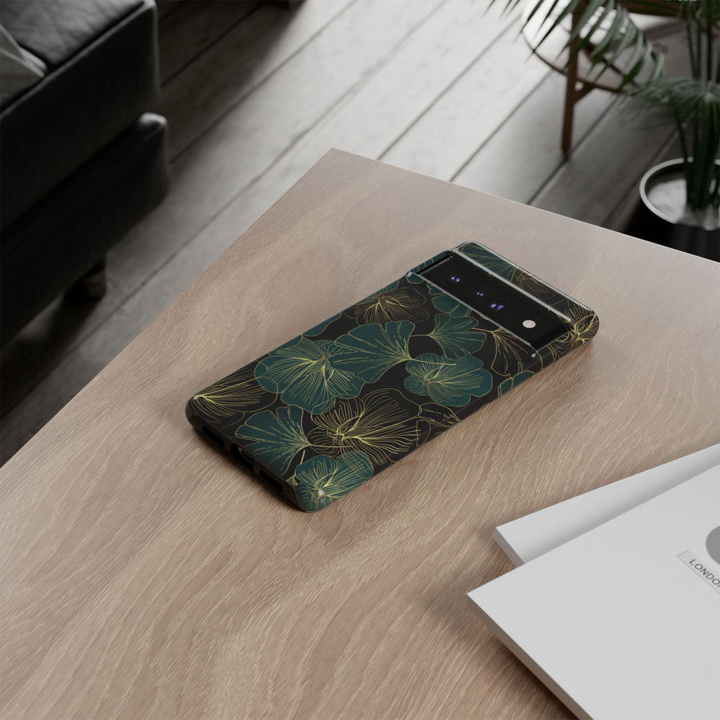 Floral Phone Case - Tough Cases, Protective Cover, Stylish Accessory, Gift for Her, Nature-Inspired Design