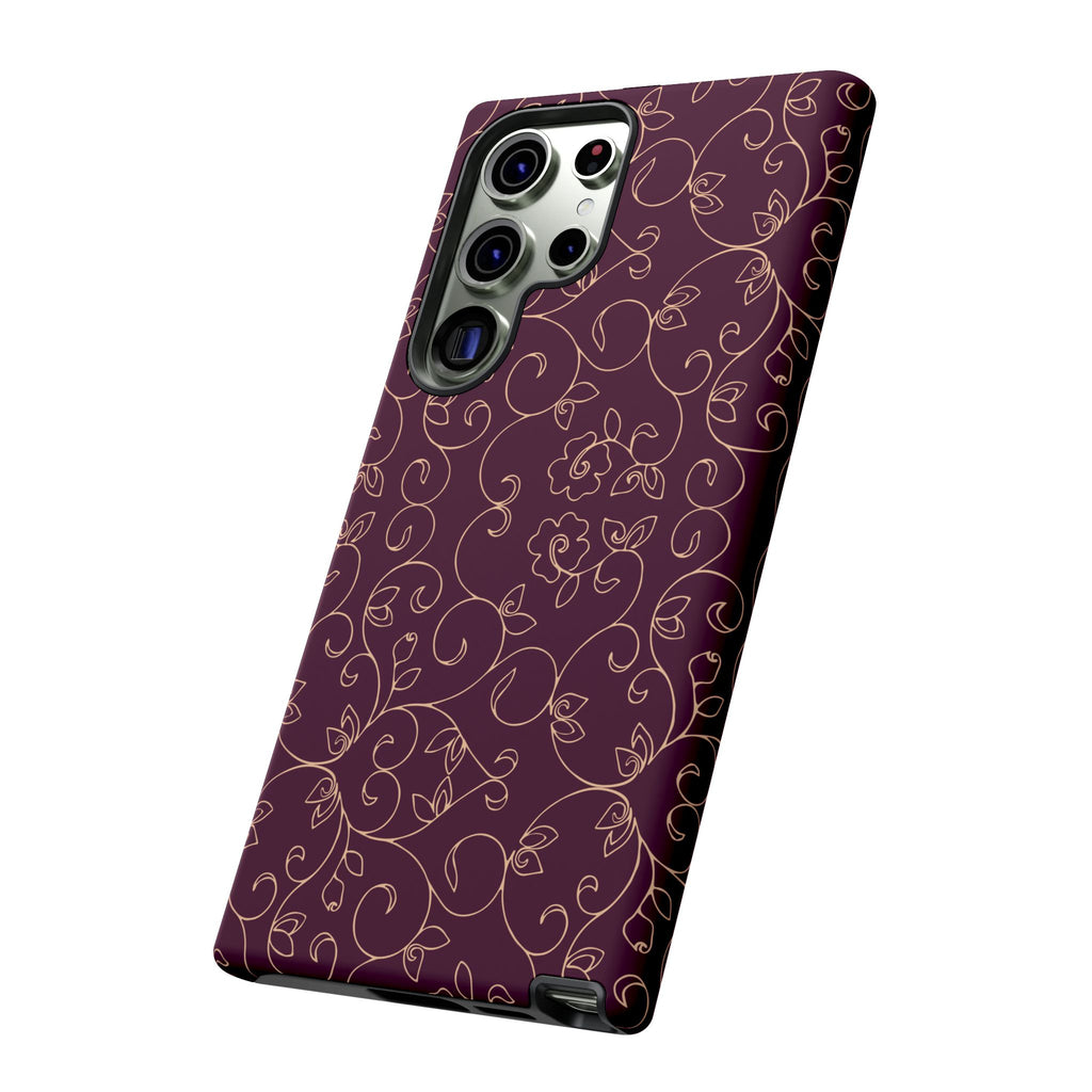 Elegant Floral Phone Case | Durable Mobile Cover, Gift for Her, Floral Design, Stylish Accessory, Phone Protection