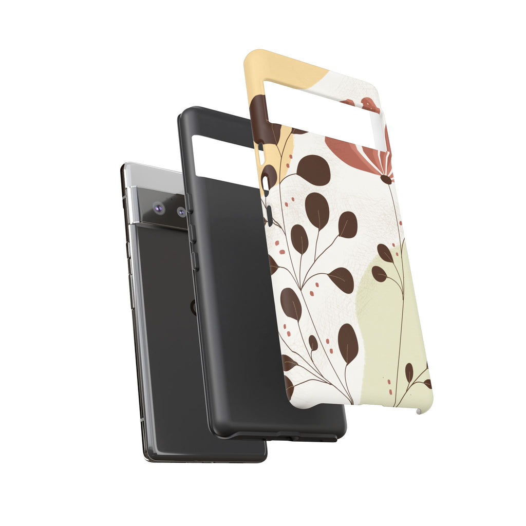 Floral Phone Case - Stylish Tough Cases for Women, Trendy Phone Cover, Gift for Her, Birthday Present, Everyday Use
