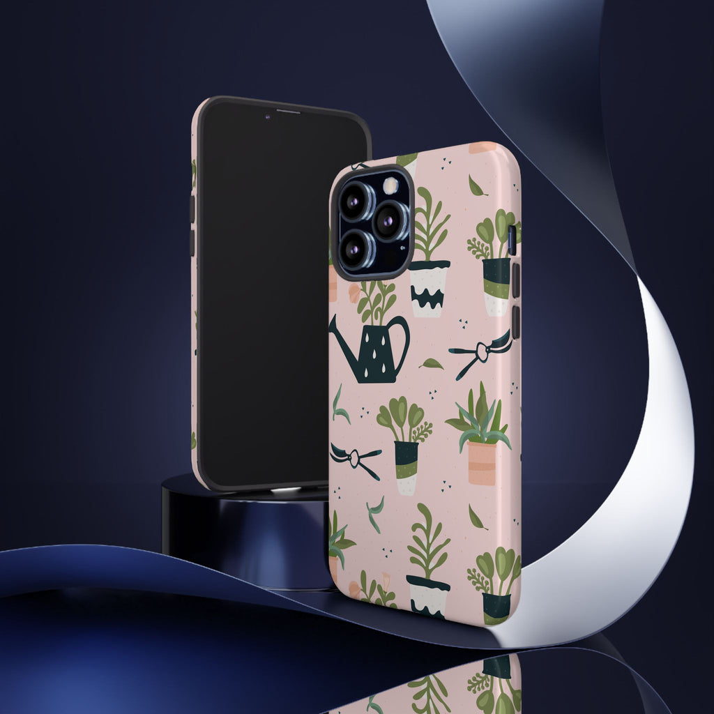 Floral Phone Case, Cute Plant Lover Case, Gift for Gardeners, Phone Cover, Green Thumb Accessories, Mother's Day Gift