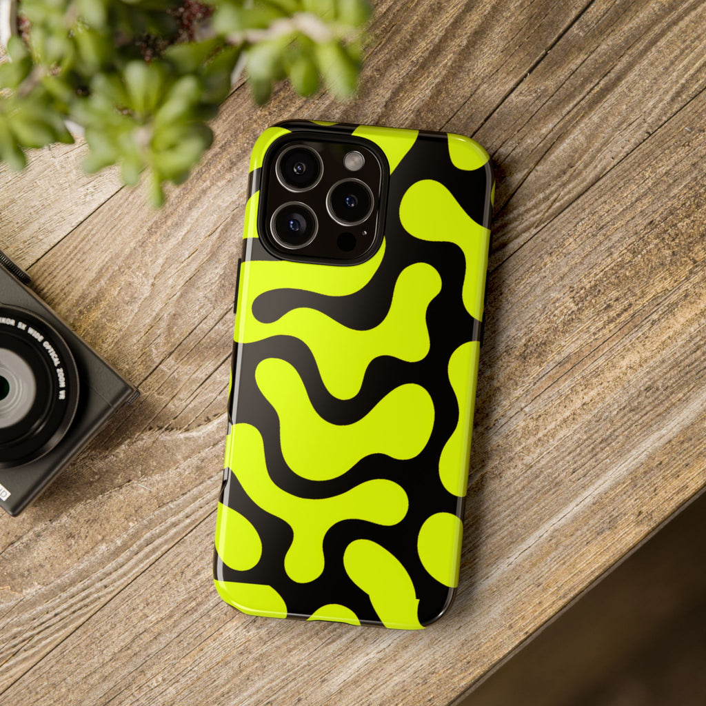 Bold Pattern Phone Case, Stylish Protective Cover, Unique Gift for Tech Lovers, Trendy Mobile Accessory, Rejuvenate Your Style
