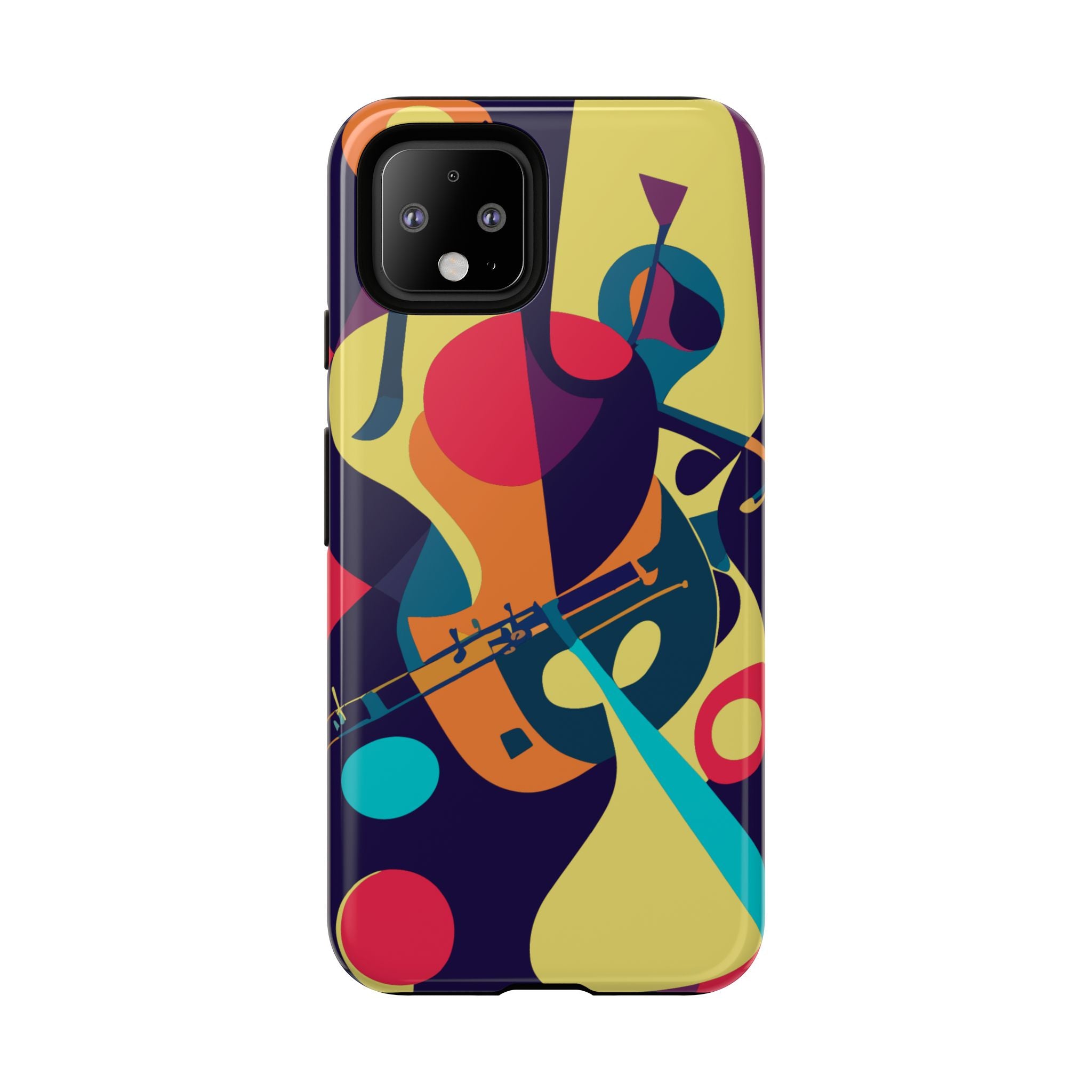 Vibrant Guitar Phone Case - Tough Cases for Music Lovers, Colorful Phone Cover, Gifts for Musicians, Artistic Mobile Accessories, [...]