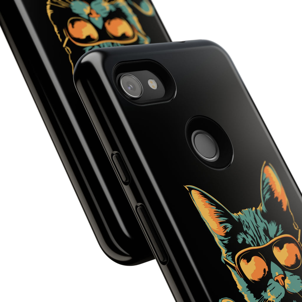 Cool Cat Phone Case, Stylish Phone Cover, Pet Lover Gift, Cute Cat Design, Fun Cat Accessories