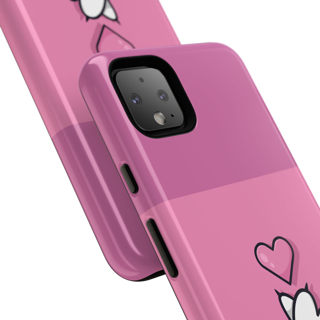 Cute Cat Paw Phone Case, Playful Pet Lover Gift, Animal Print Phone Cover, Heart Design Case, Fun Feminine Case, Kawaii Style