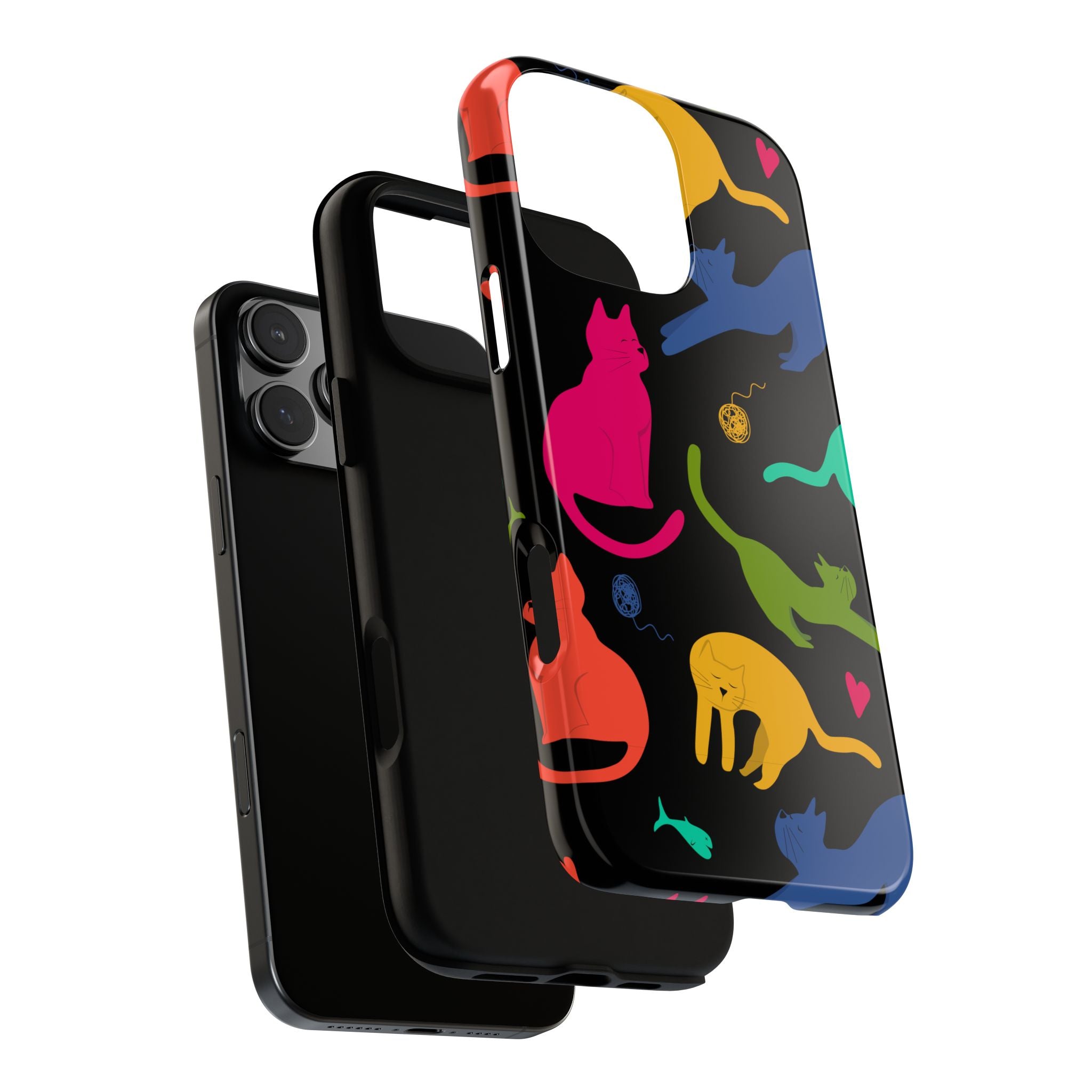 Colorful Cat Phone Case - Fun Pet Lover Accessory, Paw-some Gift for Cat Owners, Colorful Protective Cover, Cute Animal Phone [...]