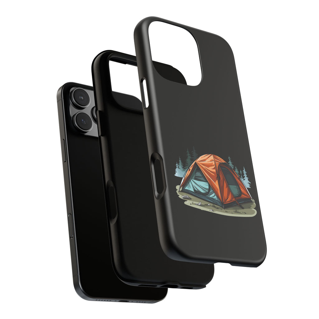 Camping Phone Case, Outdoor Adventure, Nature Lover Gift, Tough Cases, Hiking Accessory, Travel Gear, Camping Vibes