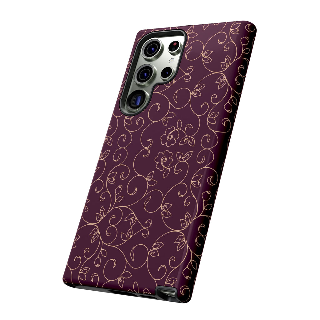 Elegant Floral Phone Case | Durable Mobile Cover, Gift for Her, Floral Design, Stylish Accessory, Phone Protection