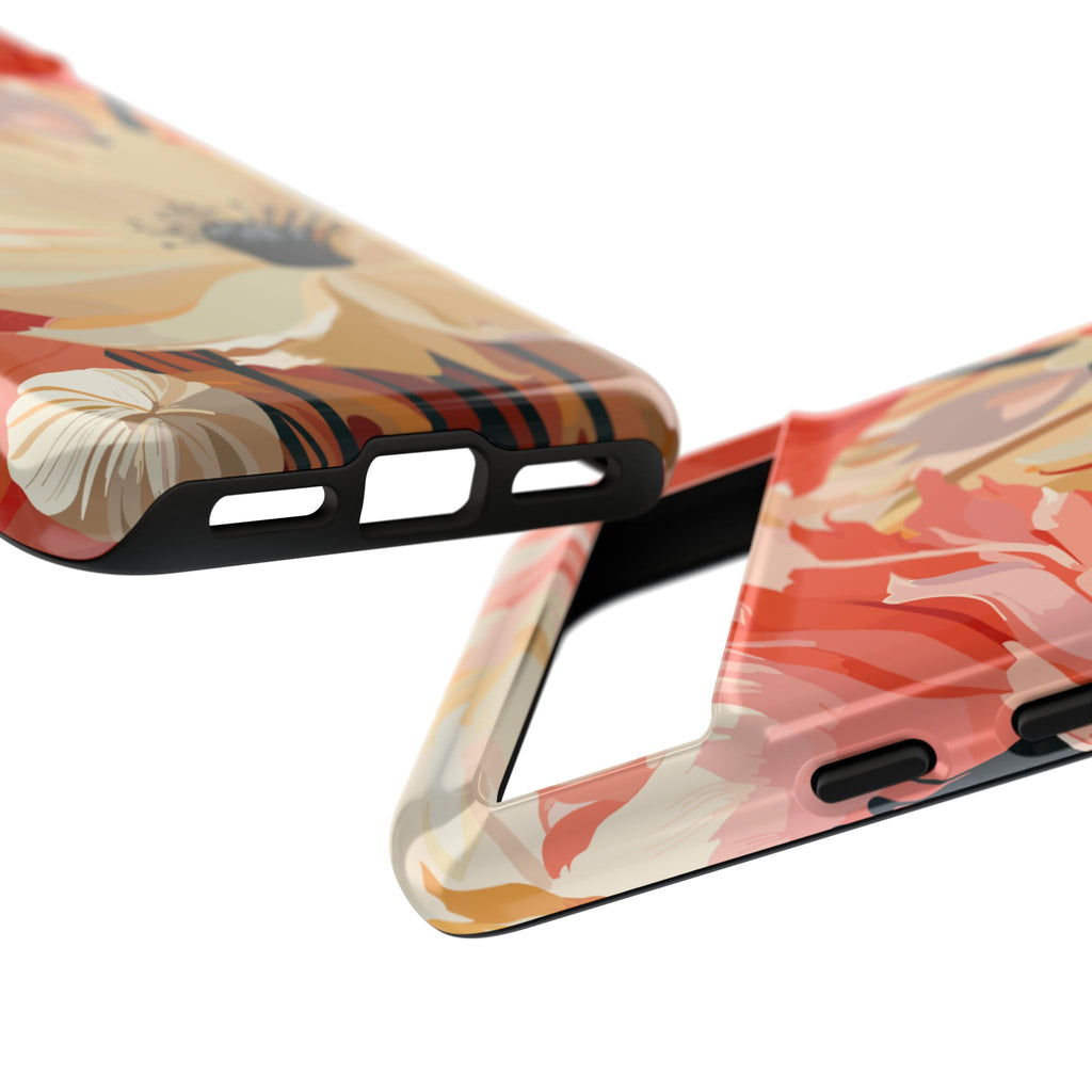 Floral Phone Case, Tough Protective Cover for Floral Lovers, Perfect Gift for Friends, Spring Celebration, Art Lovers Gift