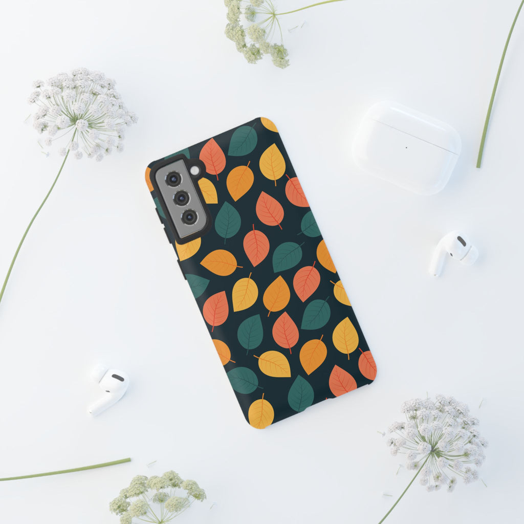 Autumn Leaves Phone Case - Protective Cell Phone Cover, Fall Aesthetic, Nature Lover Gift, Seasonal Accessories, Eco-Friendly Case
