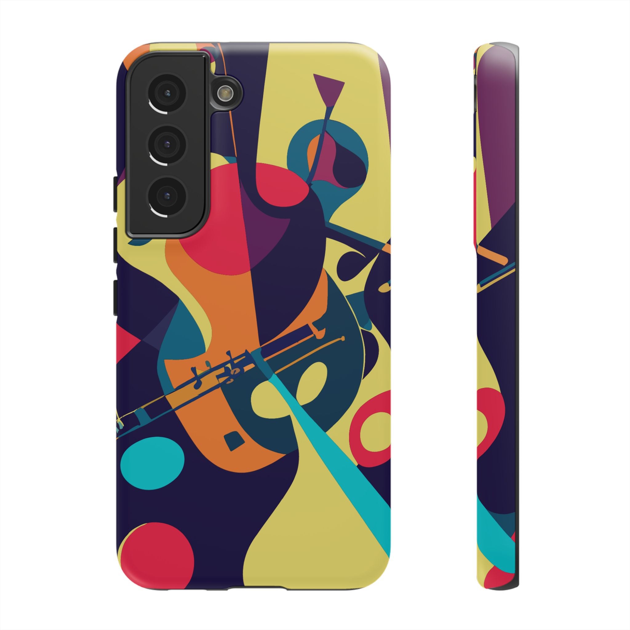 Vibrant Guitar Phone Case - Tough Cases for Music Lovers, Colorful Phone Cover, Gifts for Musicians, Artistic Mobile Accessories, [...]