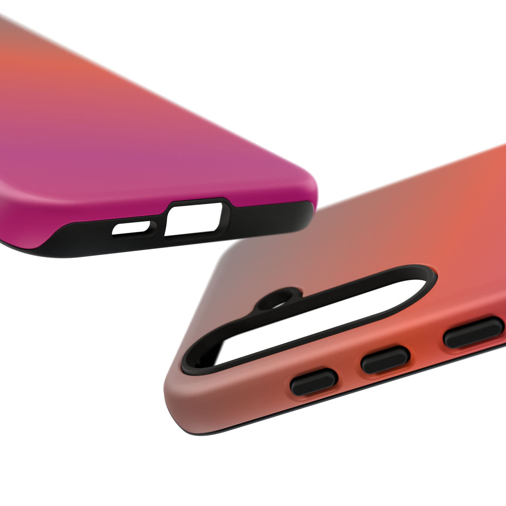 Gradient Phone Case, Custom Tough Case, Durable Phone Accessory, Vibrant Design, Gift for Tech Lovers, Birthday and Holiday Present