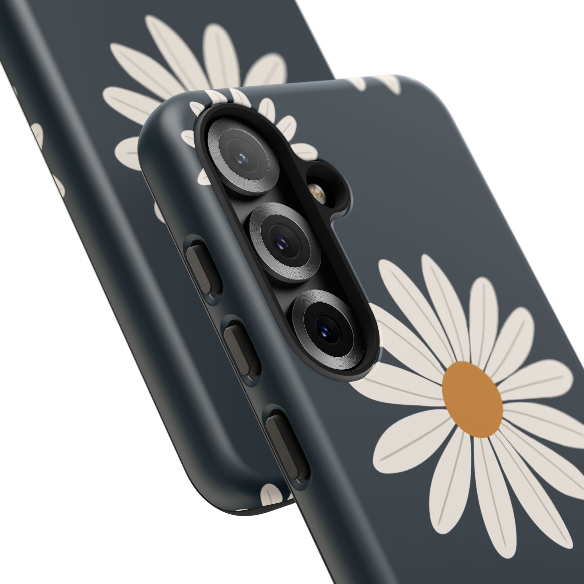 Daisy Phone Case, Floral Phone Cover, Tough Phone Case, Gift for Flower Lovers, Smartphone Accessory, Spring Design