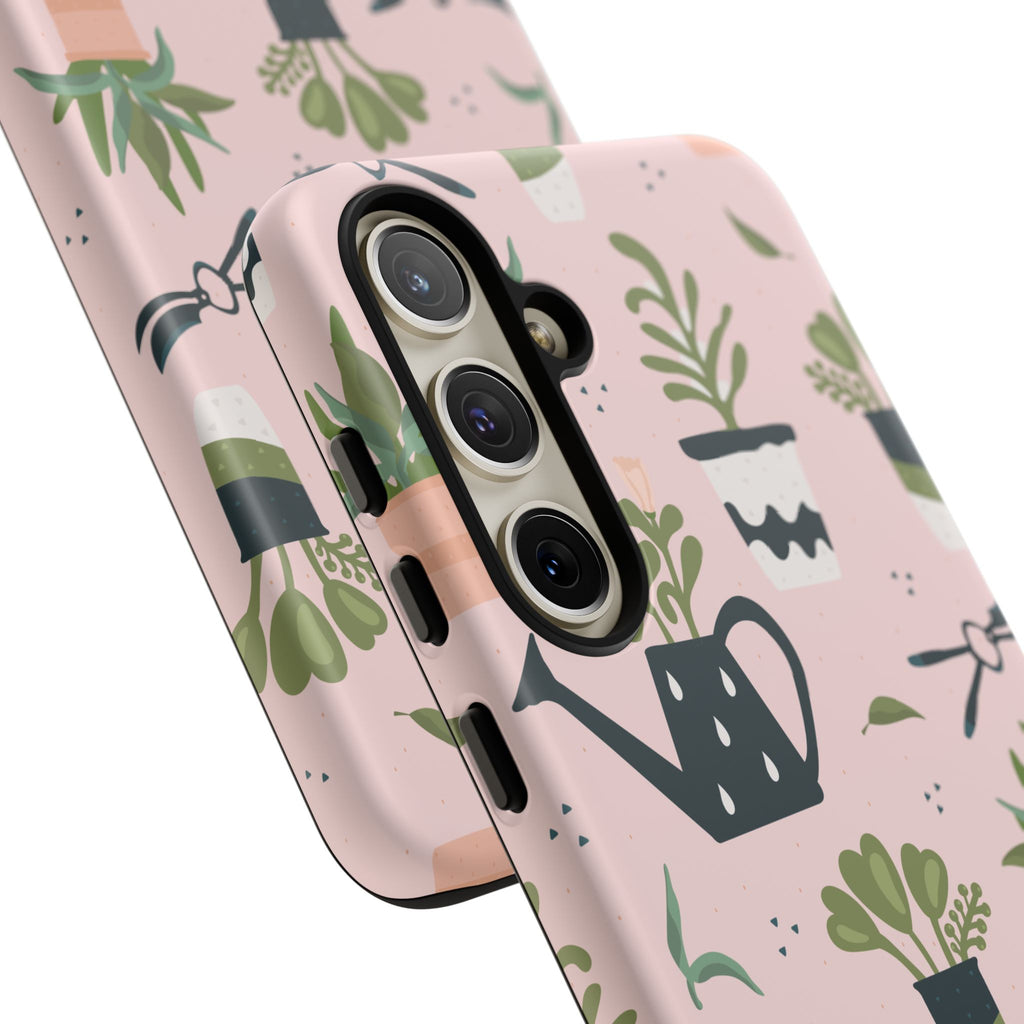 Floral Phone Case, Cute Plant Lover Case, Gift for Gardeners, Phone Cover, Green Thumb Accessories, Mother's Day Gift
