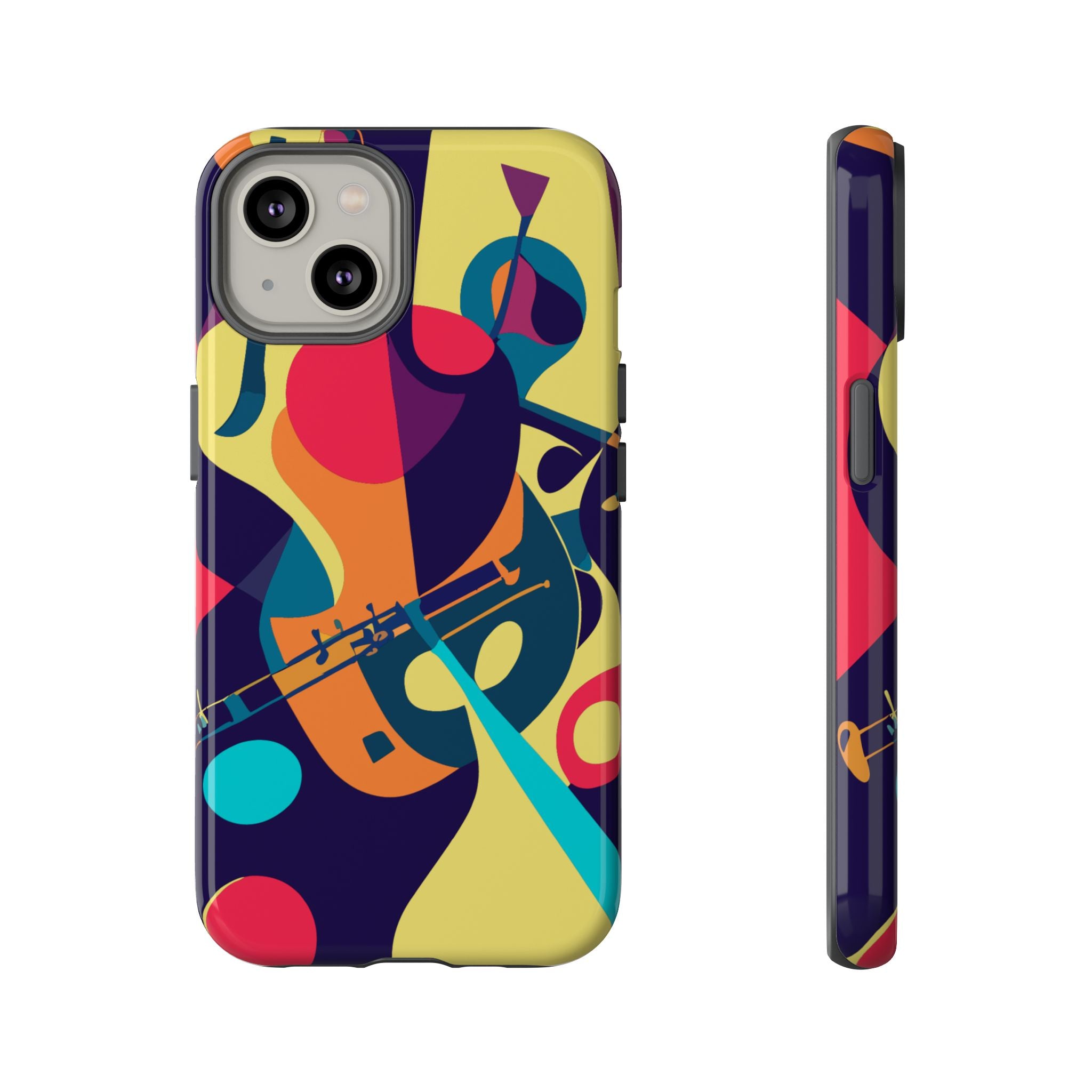 Vibrant Guitar Phone Case - Tough Cases for Music Lovers, Colorful Phone Cover, Gifts for Musicians, Artistic Mobile Accessories, [...]