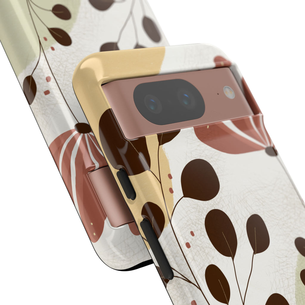 Floral Phone Case - Stylish Tough Cases for Women, Trendy Phone Cover, Gift for Her, Birthday Present, Everyday Use