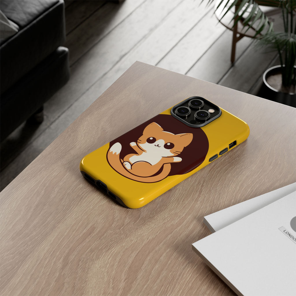 Cute Cat Phone Case | Tough Cases for Cat Lovers, Animal Design, Fun Gift, Unique Case, Durable Protection