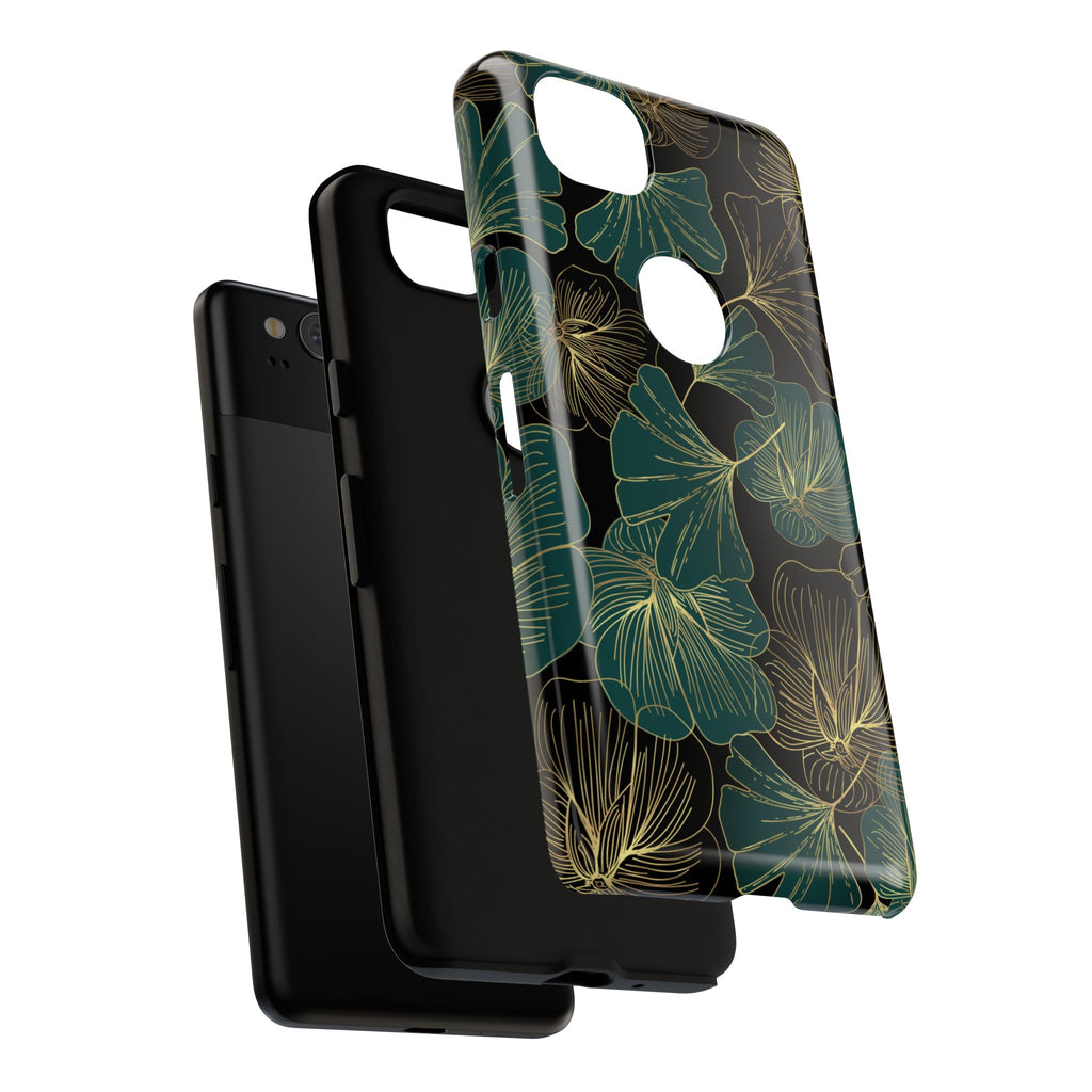 Floral Phone Case - Tough Cases, Protective Cover, Stylish Accessory, Gift for Her, Nature-Inspired Design