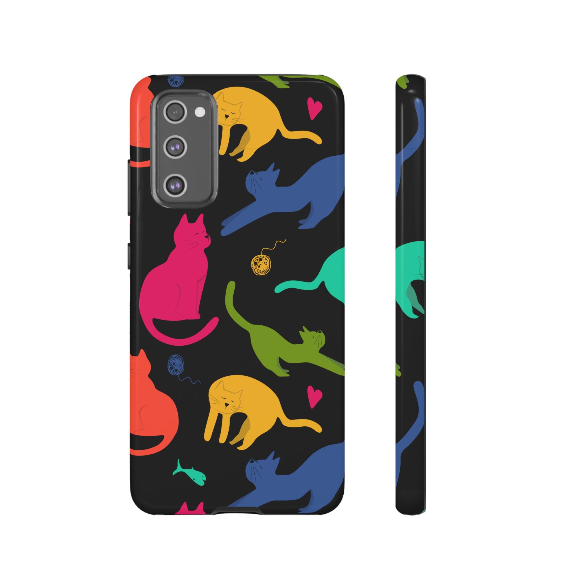 Colorful Cat Phone Case - Fun Pet Lover Accessory, Paw-some Gift for Cat Owners, Colorful Protective Cover, Cute Animal Phone [...]