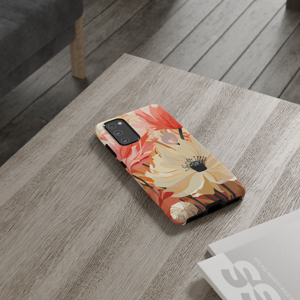 Floral Phone Case, Tough Protective Cover for Floral Lovers, Perfect Gift for Friends, Spring Celebration, Art Lovers Gift