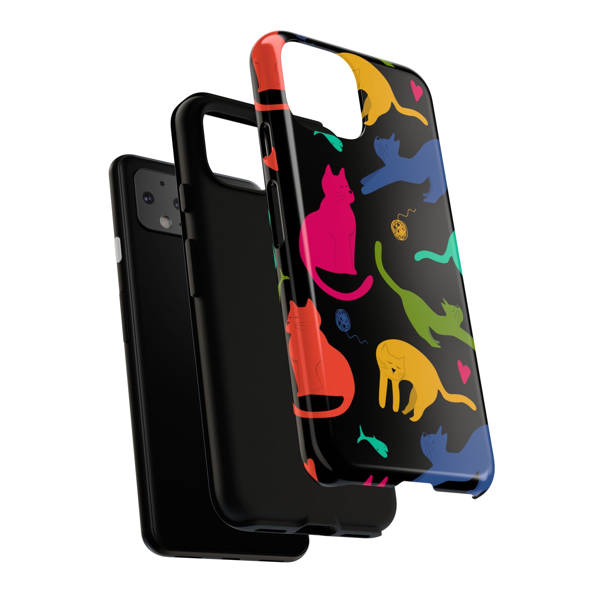 Colorful Cat Phone Case - Fun Pet Lover Accessory, Paw-some Gift for Cat Owners, Colorful Protective Cover, Cute Animal Phone [...]